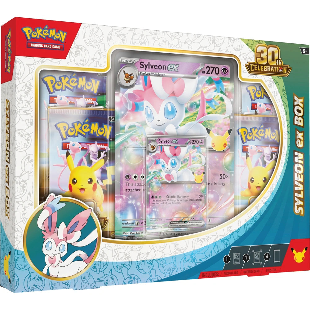 Pokémon TCG 30th Celebration Sylveon ex Box