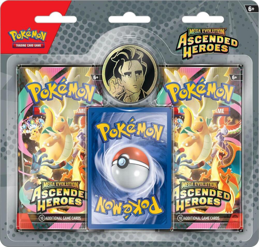 Pokémon Mega Evolution Ascended Heroes Larry's Komala 2-Pack Blister
