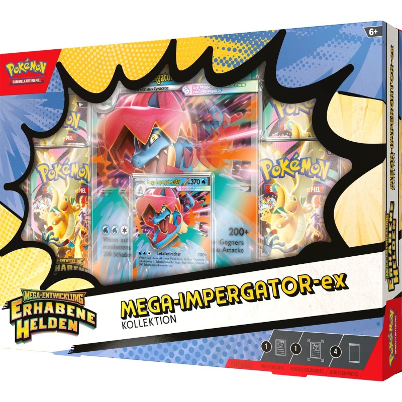 Pokémon Mega Evolution Ascended Heroes Mega Feraligatr ex Box