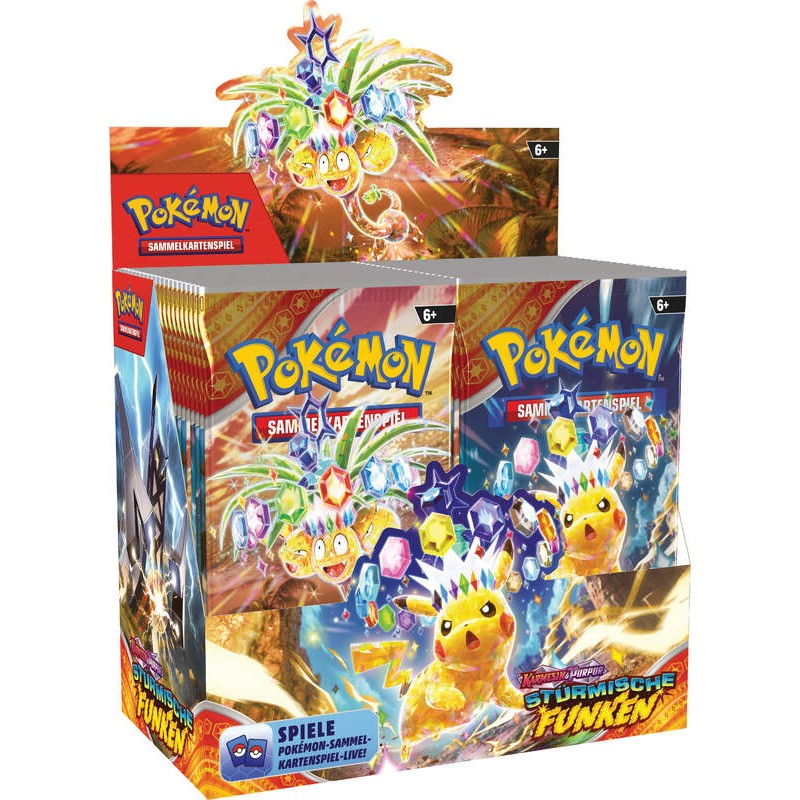 Pokémon Scarlet & Violet Surging Sparks Booster Display