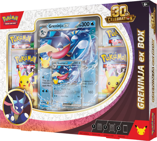Pokémon TCG 30th Celebration Greninja ex Box