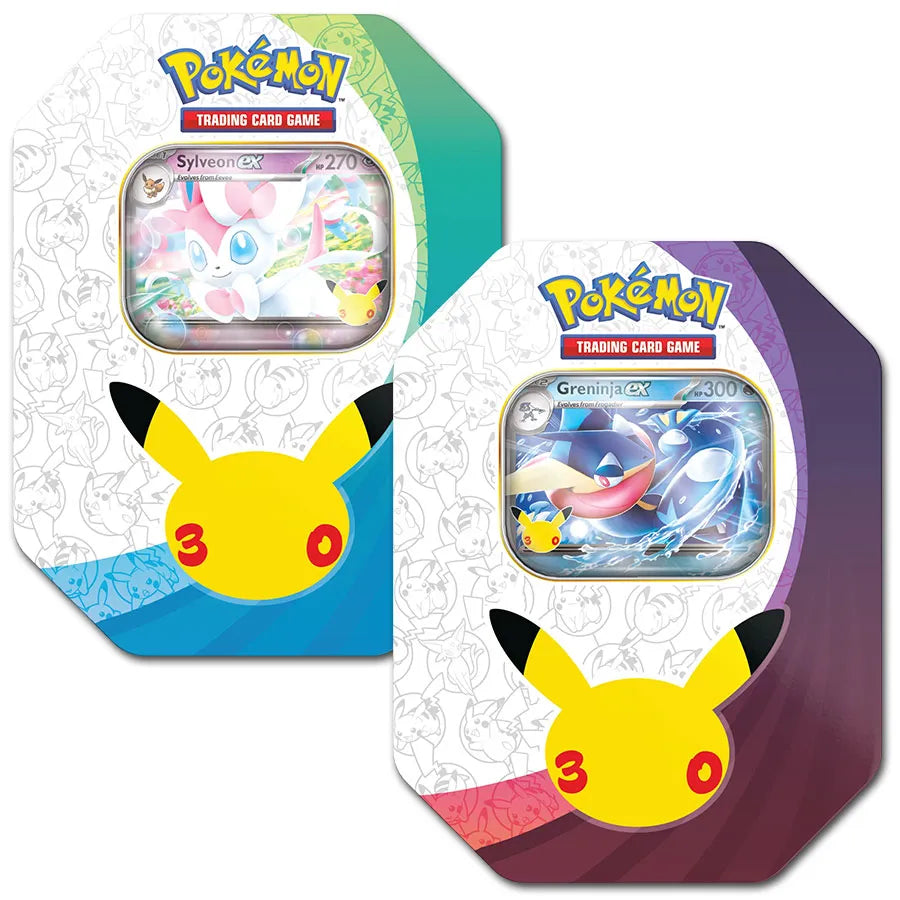 Pokémon TCG 30th Celebration ex Tin