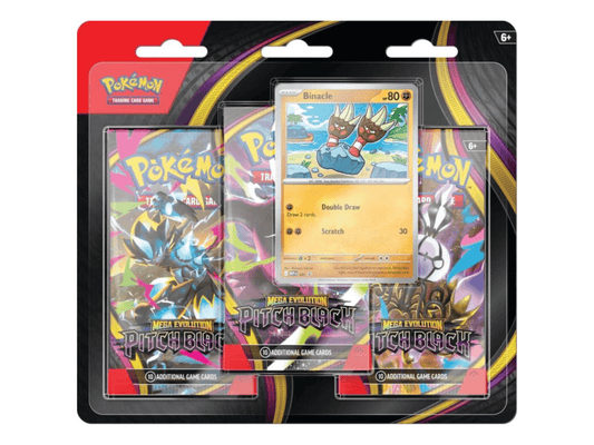 Pokémon Mega Evolution Pitch Black 3 Pack Blister