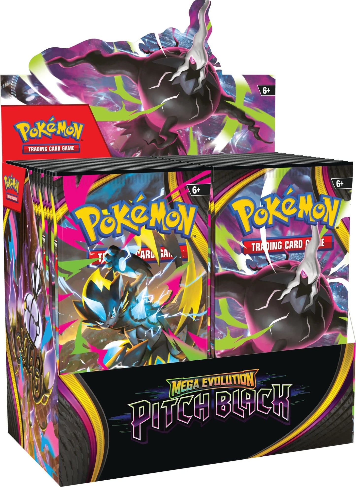 Pokémon Mega Evolution Pitch Black Booster Display