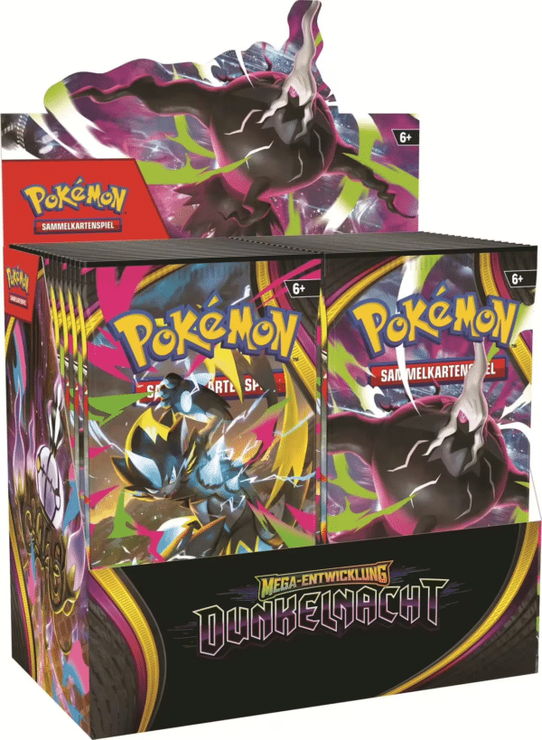 Pokémon Mega Evolution Pitch Black Booster Display