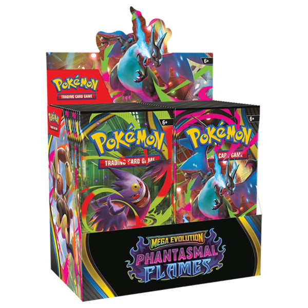 Pokémon Mega Evolution Phantasmal Flames Booster Display