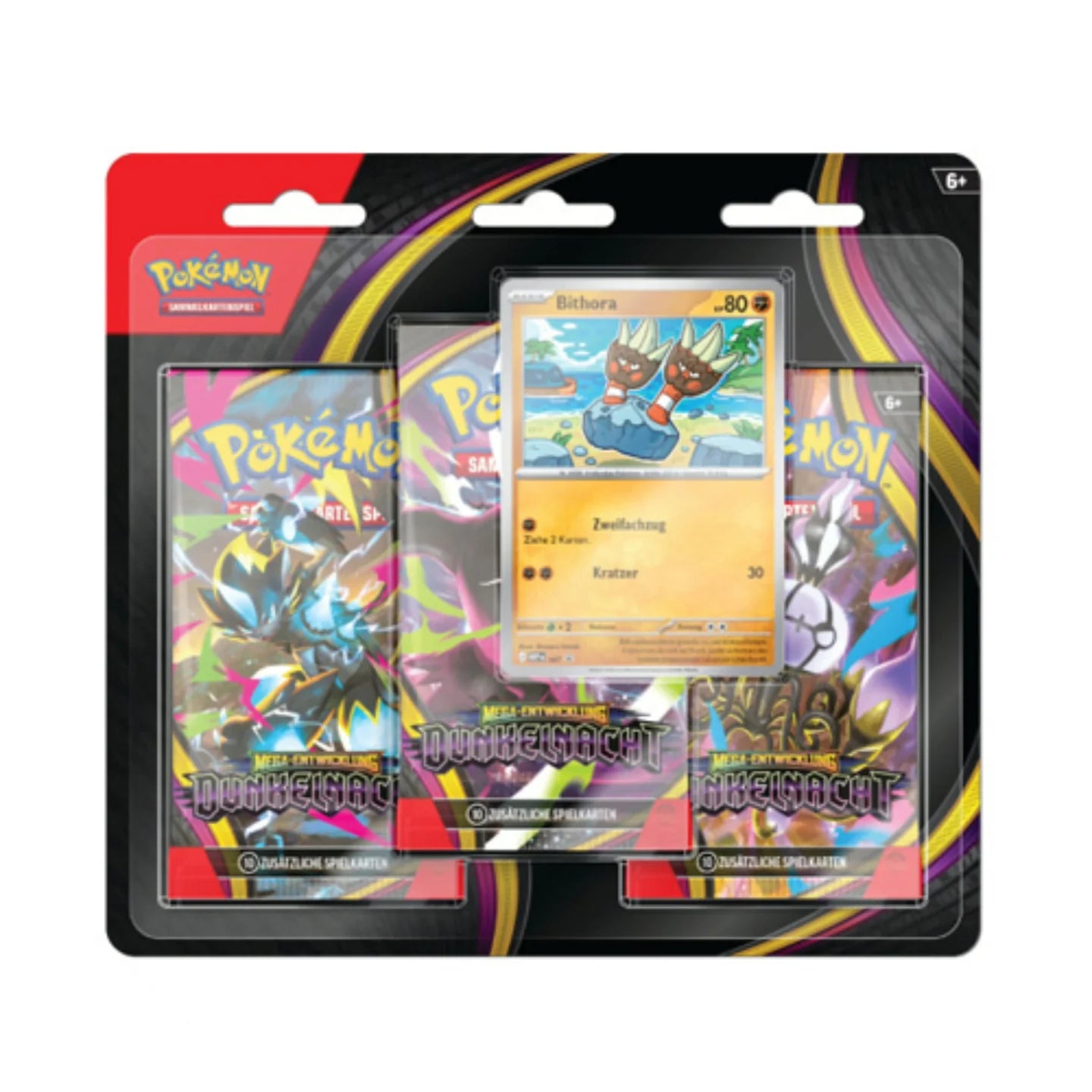 Pokémon Mega Evolution Pitch Black 3 Pack Blister