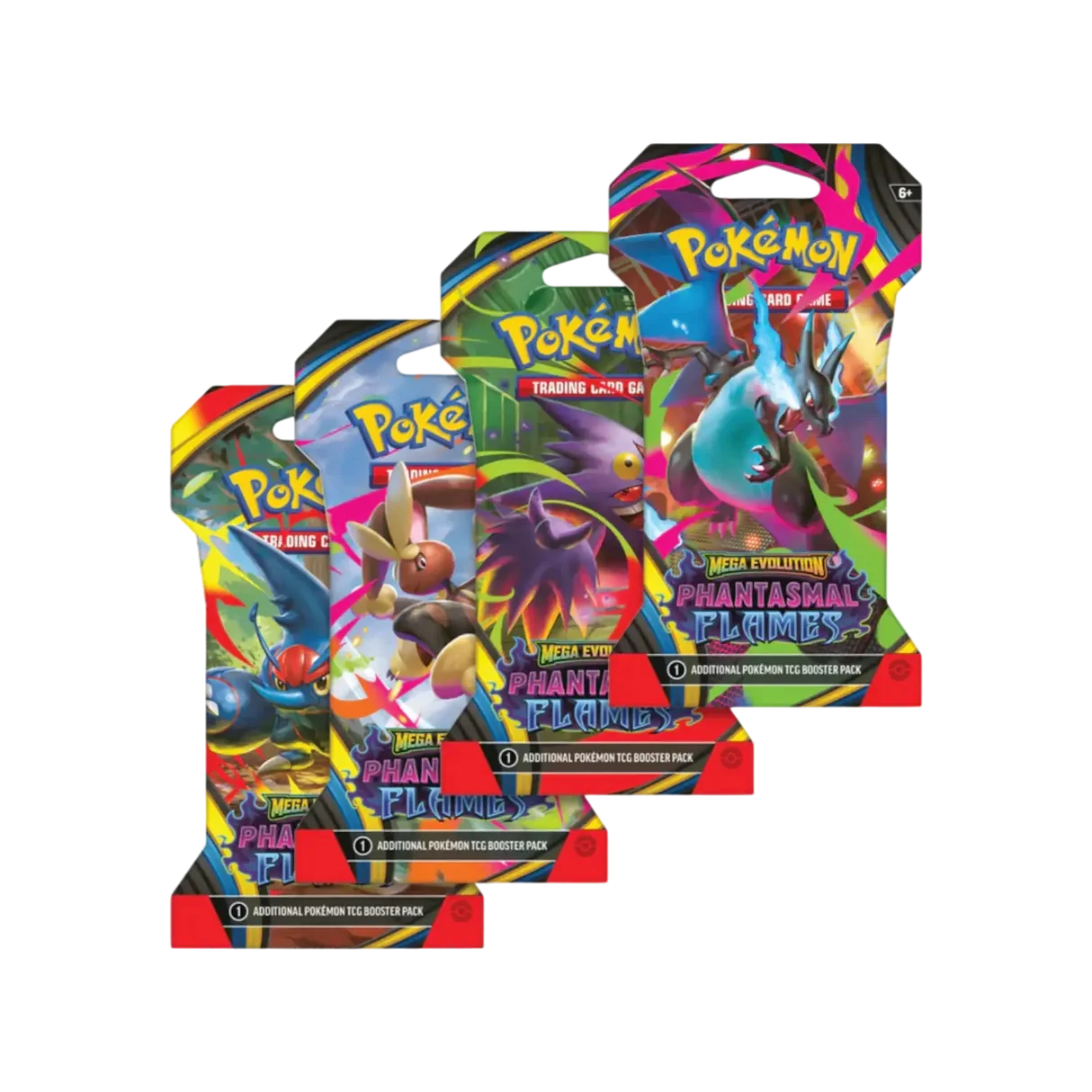 Pokémon Mega Evlolution Phantasmal Flames Sleeved Booster