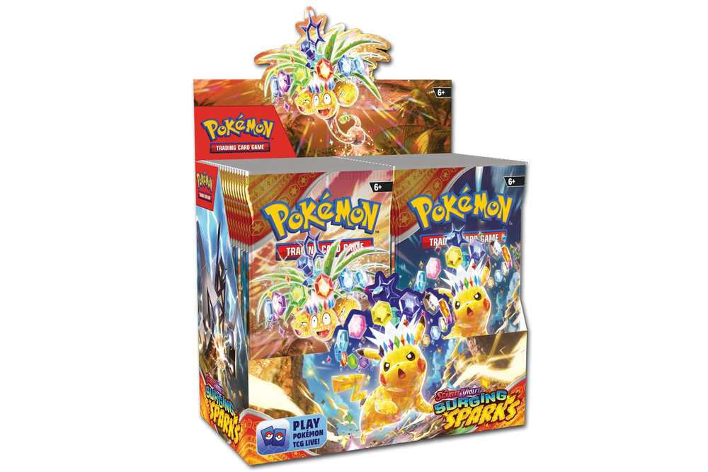 Pokémon Scarlet & Violet Surging Sparks Booster Display